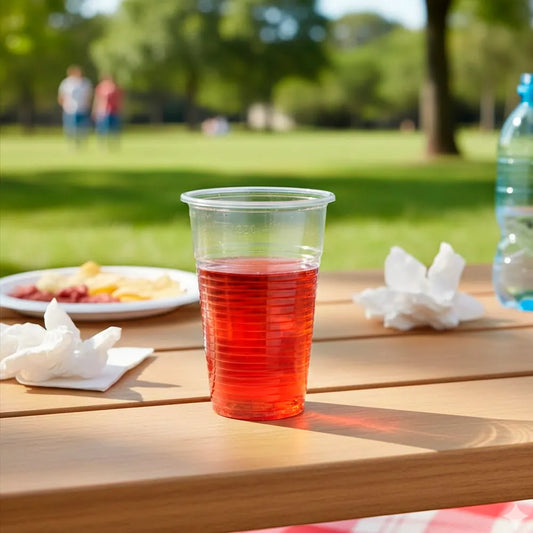 COPO CERVEJA SUMO OU ÁGUA REUTILIZÁVEL EM PP TRANSPARENTE 22CL (220ML)