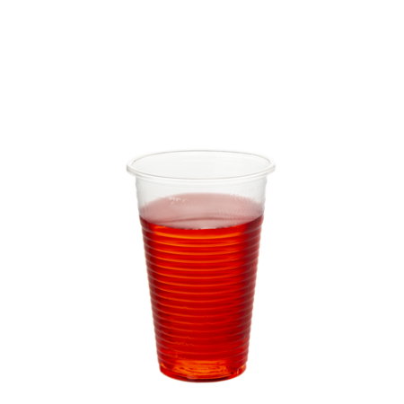 COPO CERVEJA SUMO OU ÁGUA REUTILIZÁVEL EM PP TRANSPARENTE 22CL (220ML)