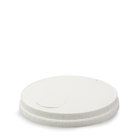 COPO DE PAPEL (CARTÃO) BRANCO TAMPA BRANCA EM PAPEL 35CL (350ML/12OZ)