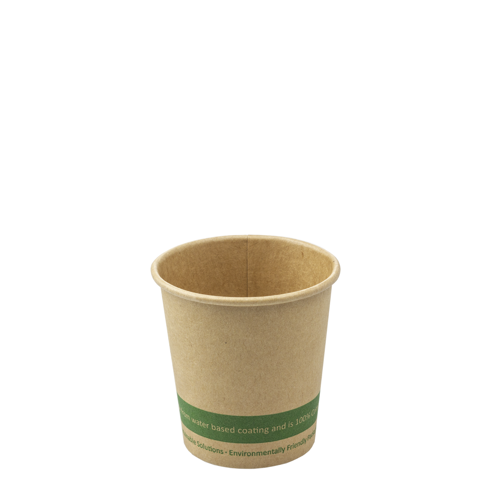 Copo de Papel (CARTÃO) 100% KRAFT 12CL (120ML/4OZ)