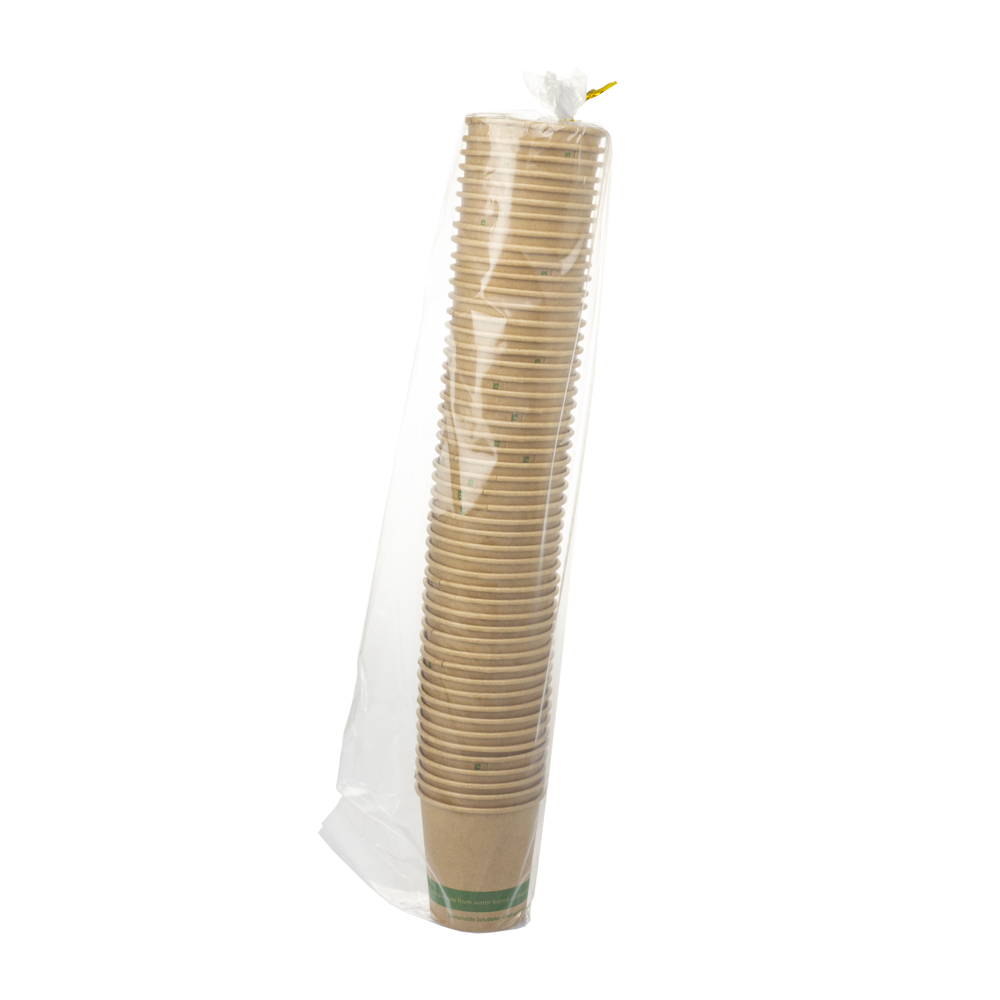 Copo de Papel (CARTÃO) 100% KRAFT 12CL (120ML/4OZ)