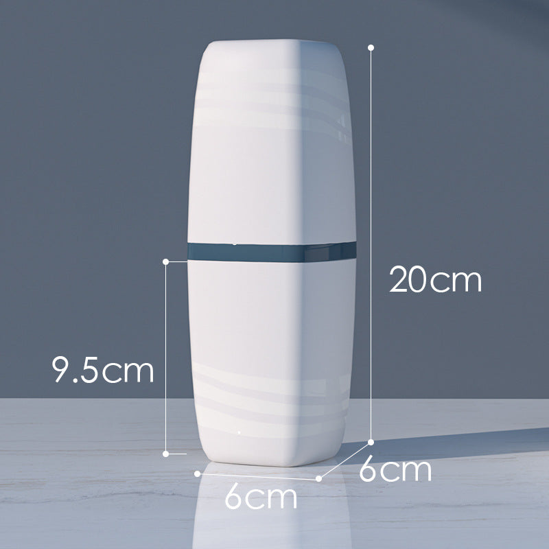 Conjunto Portátil de Copo para Escova de Dentes de Viagem com Estojo de Arrumação