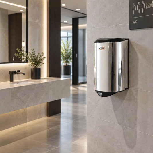 Secador de Mãos Automático Quickflow 1200W – Inox Brilhante