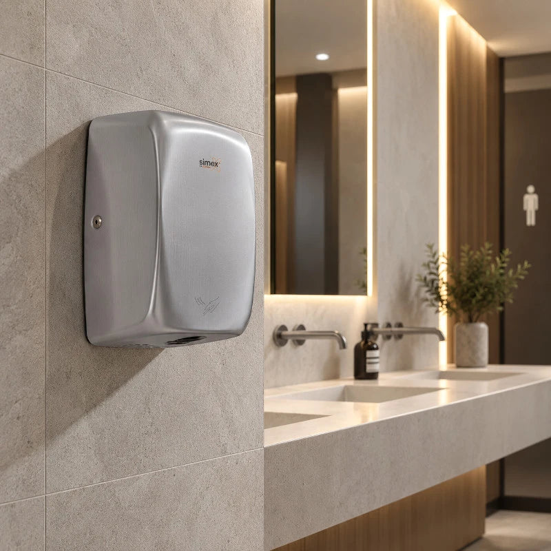 Secador de Mãos Automático Hitflow 1200W – Inox Escovado
