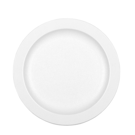 White PC Plate Ø18CM