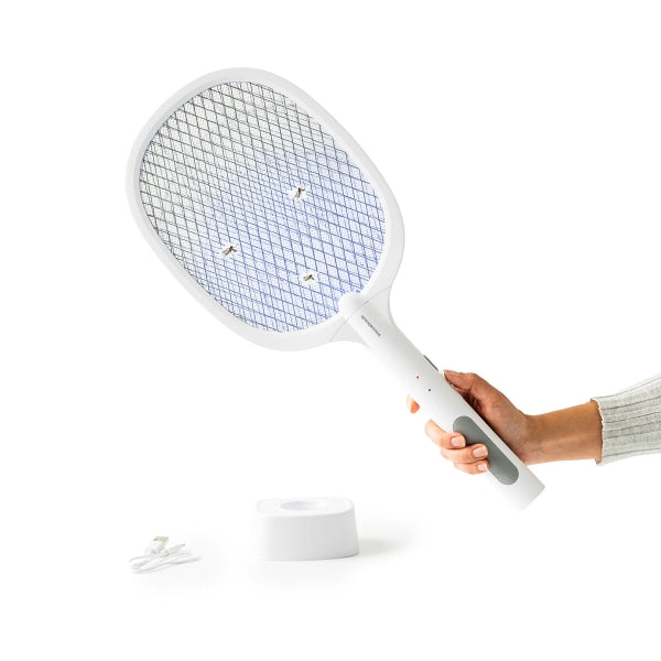 Raquete para Matar Insetos Recarregável com Luz UV 2 em 1 Elecfly