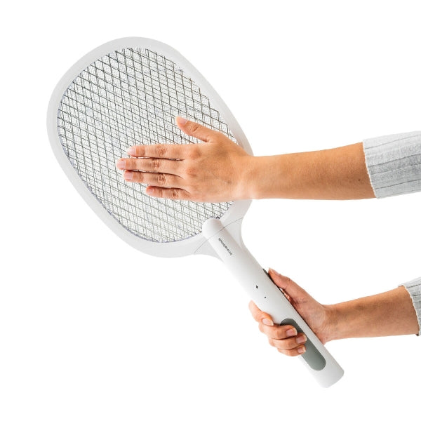 Raquete para Matar Insetos Recarregável com Luz UV 2 em 1 Elecfly