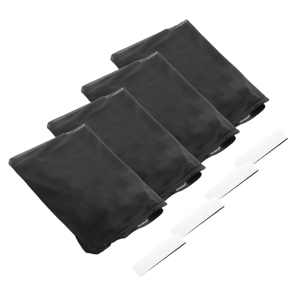 Conjunto de 4 Protetores Solares de Rede para Janelas de Carro