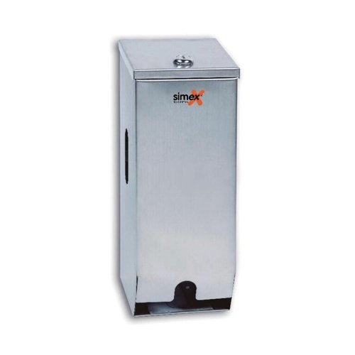 Dispensador de Papel Doméstico - 2 ROLOS - Inox Brilhante - Omnya Store