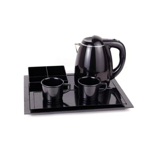 Kit´s Chaleira com Bandeja e Fervedor - INOX - Omnya Store