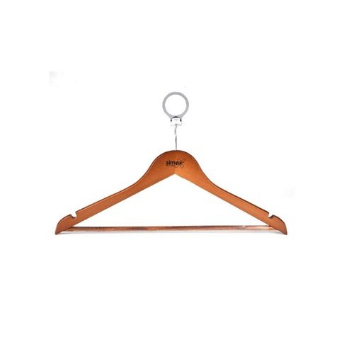 Cabide Com Anel De Segurança – Madeira de Nogueira - Omnya Store