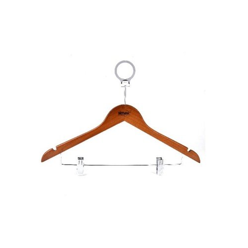 Cabide Com Argola e Pinças - Madeira de Nogueira - Omnya Store