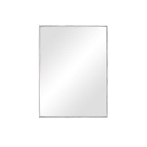 Espelho com Moldura - Inox Acetinado - 700 X 500 - Omnya Store