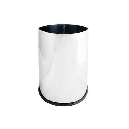 Papeleira Sem Tampa - Inox Brilhante - 9 Litros - Omnya Store