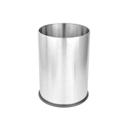 Papeleira Sem Tampa - Inox - 9 Litros - Omnya Store