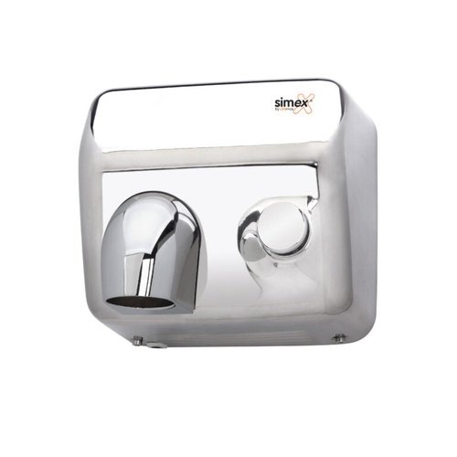 Secador de Mãos InoxFlow Com Botão - Brilhante - Omnya Store