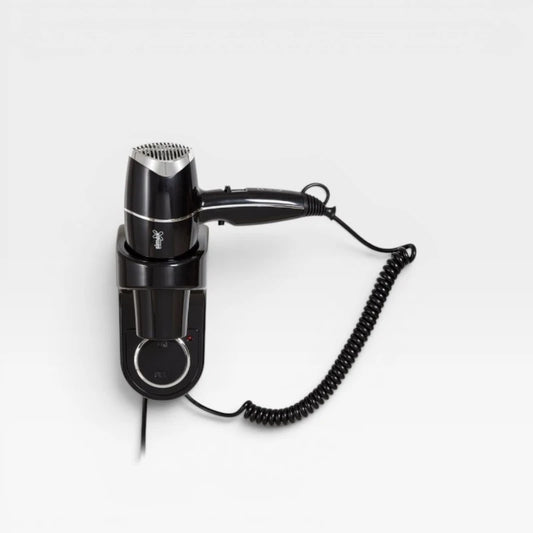 SECADOR DE CABELO COM SUPORTE - 2.000 W Preto - Serie Airtop