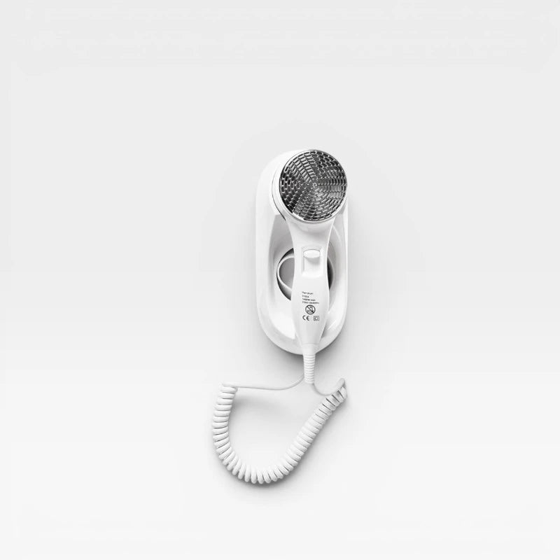 SECADOR DE CABELO COM SUPORTE - 1.400 W Branco - Serie Basic