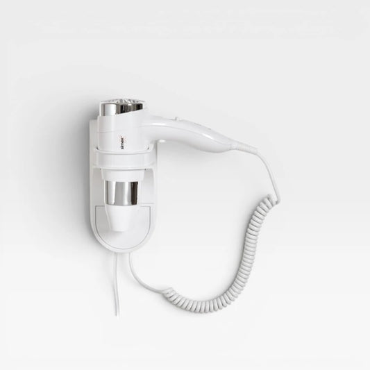 SECADOR DE CABELO COM SUPORTE - 1.600 W Branco - Serie Basic