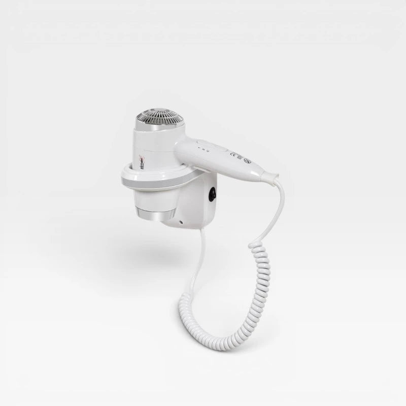 SECADOR DE PELO CON SOPORTE - 1.800 W Blanco - Serie Basic