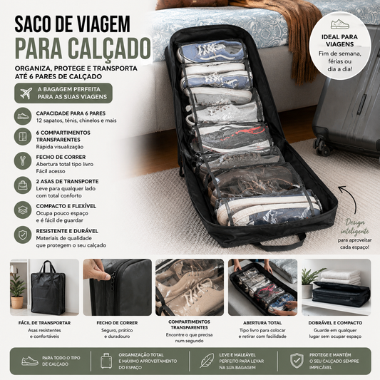 Mala de Viagem para Calçado Doshen