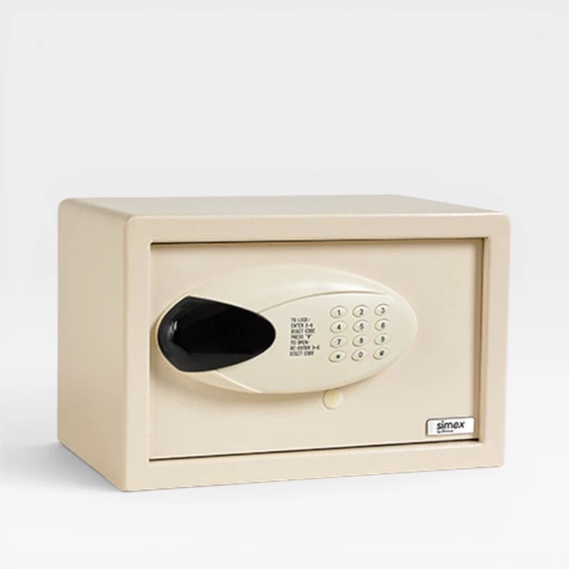 Cofre digital Smart Simex de 12 litros em marfim