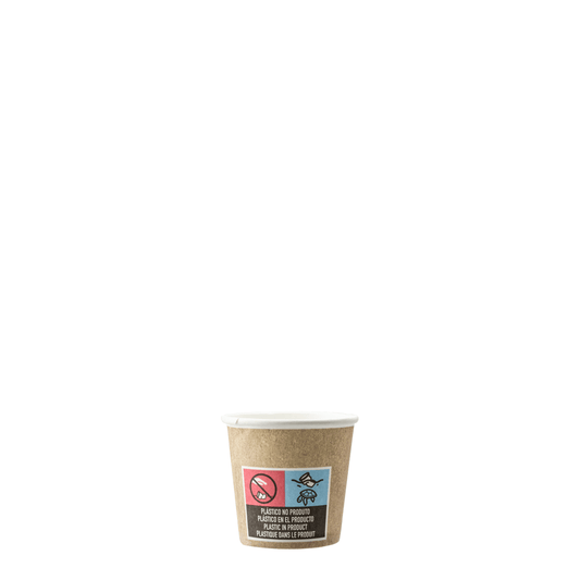 COPO DE PAPEL (CARTÃO) SHOT/PROVA CASTANHO 3CL (30ML/1OZ)