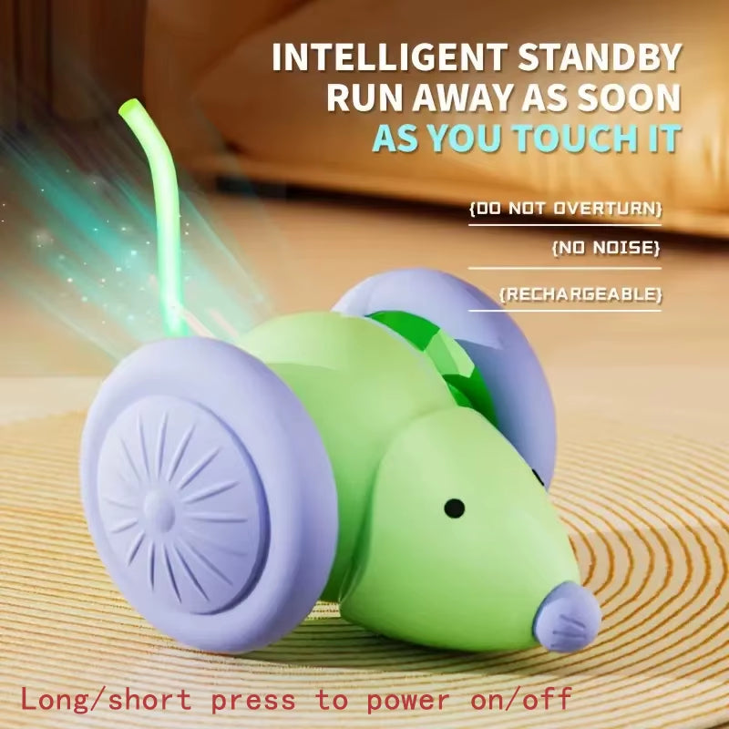 Smart Cat Toys Balls Automatic Interactive Pet Electric Rolling Teaser USB Rechargeable Kitty Moving Bouncing Ball Mouse Car Toy