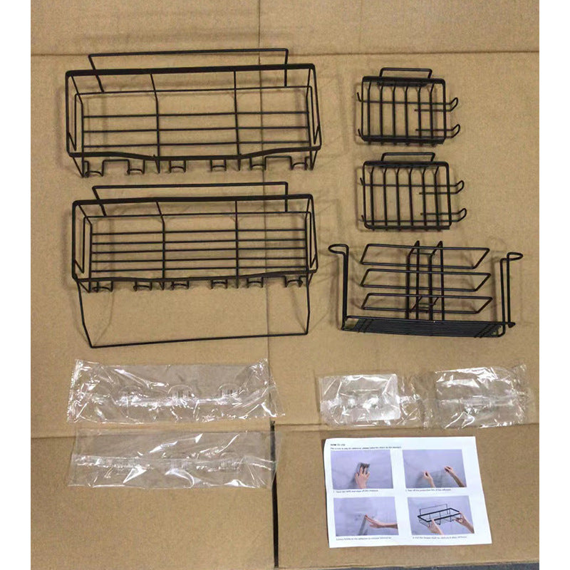 Suporte de parede para organização de chuveiro