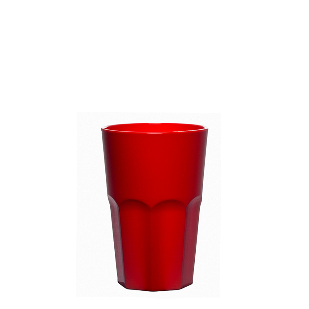 COPO GRANITY EM PP VERMELHO 28CL (280ML)