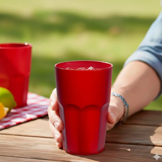 COPO GRANITY EM PP VERMELHO 28CL (280ML)