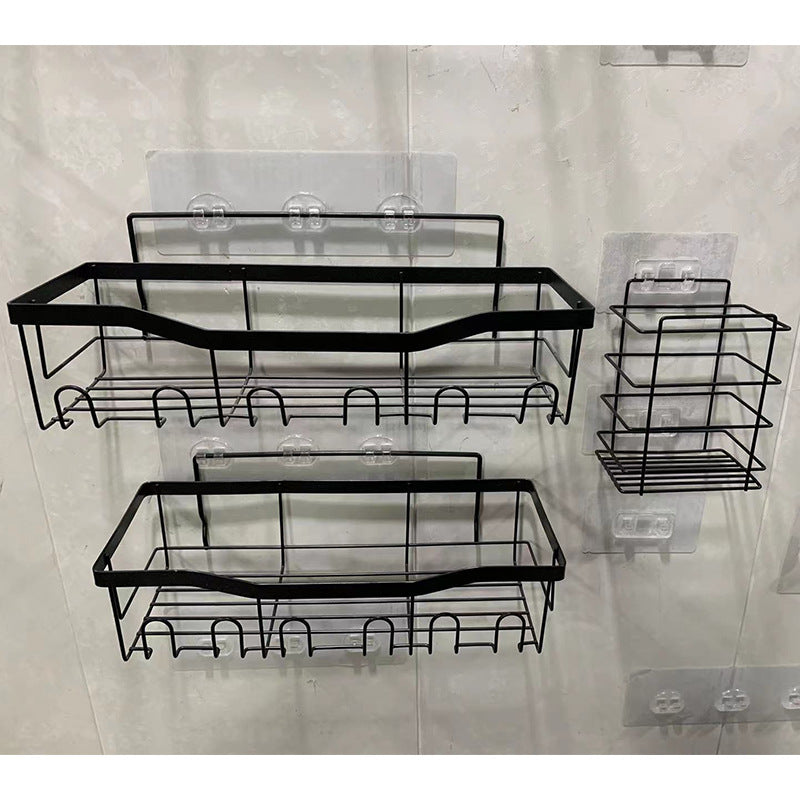 Suporte de parede para organização de chuveiro