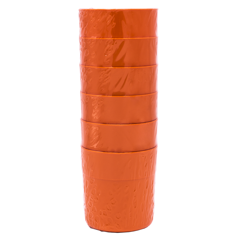 PACK 6 COPOS ARC EM PP LARANJA 28CL (280ML)