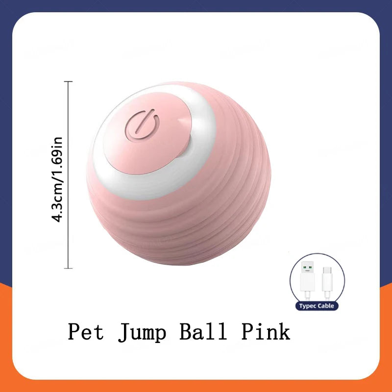 Smart Cat Toys Balls Automatic Interactive Pet Electric Rolling Teaser USB Rechargeable Kitty Moving Bouncing Ball Mouse Car Toy