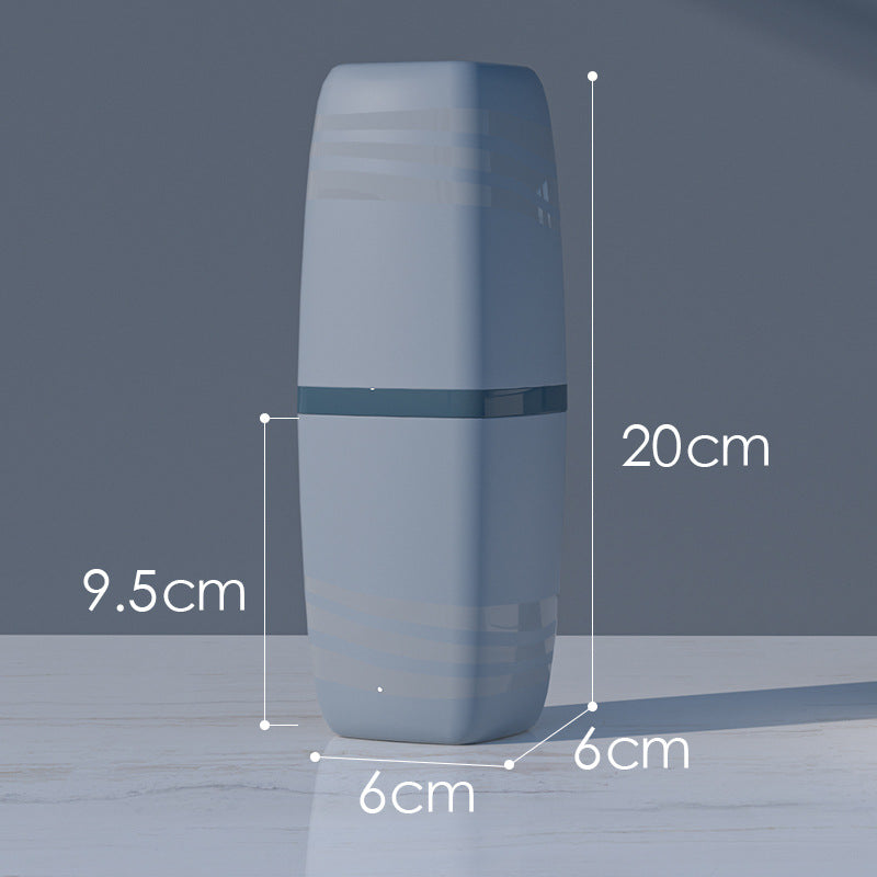 Conjunto Portátil de Copo para Escova de Dentes de Viagem com Estojo de Arrumação