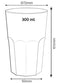 COPO GRANITY EM PP 30CL (300ML)