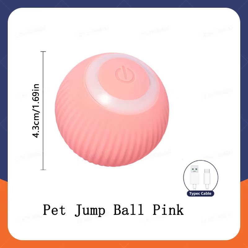 Smart Cat Toys Balls Automatic Interactive Pet Electric Rolling Teaser USB Rechargeable Kitty Moving Bouncing Ball Mouse Car Toy