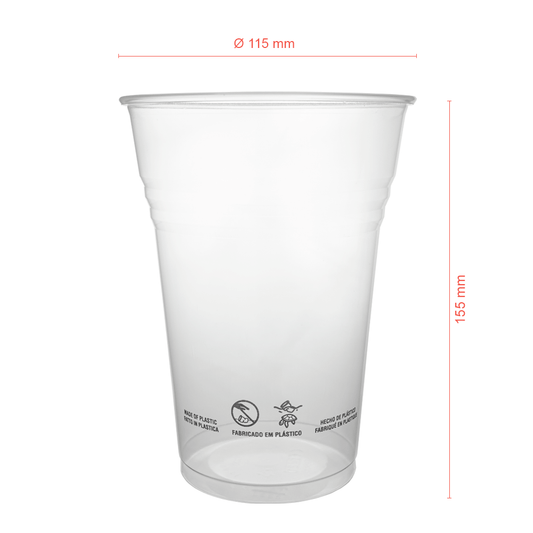 COPO CERVEJA EM PP 1L (100CL/1000ML)