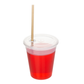COPO EM PLÁSTICO RÍGIDO PP COM TAMPA E OPÇÃO DE FURO 33CL (330ML)