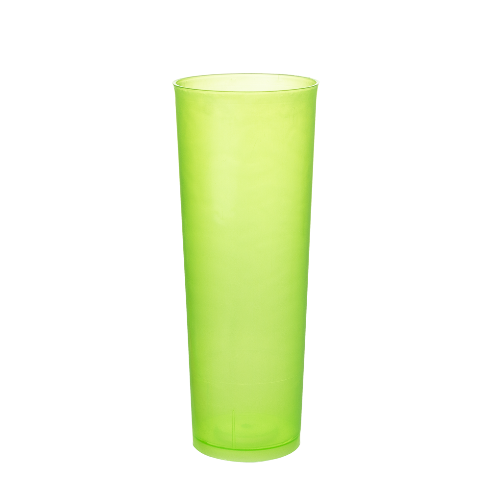 COPO TUBO EM PP VERDE 30CL (300ML)