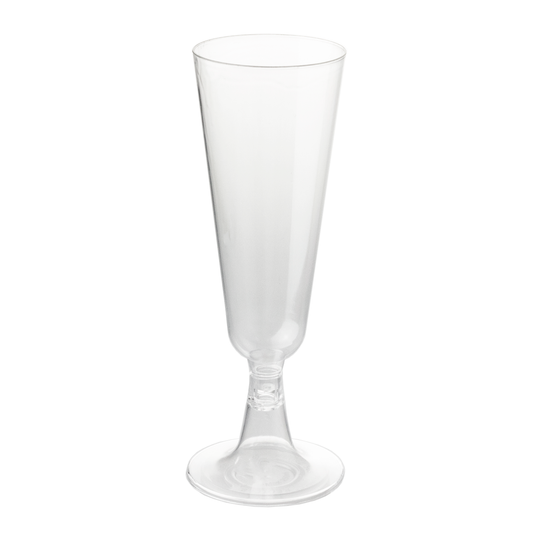 COPO FLUTE EM PS TRANSPARENTE 15CL (150ML)