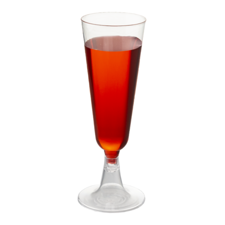 COPO FLUTE EM PS TRANSPARENTE 15CL (150ML)