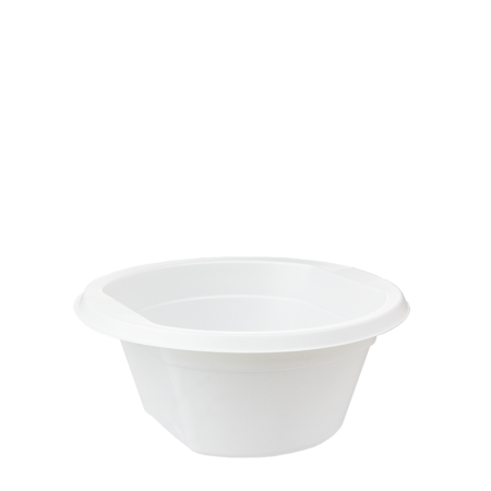 TIGELA EM PS BRANCA 25CL (250ML)
