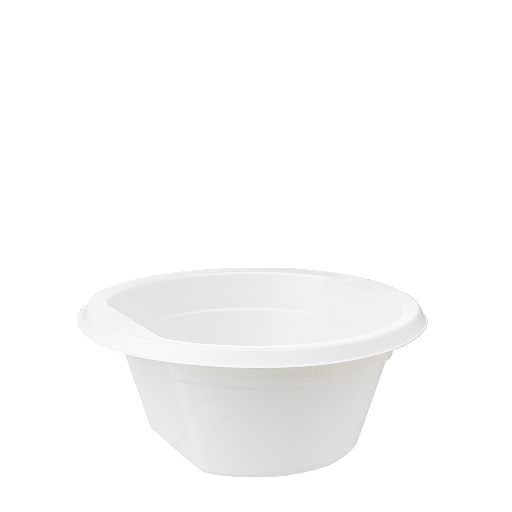 TIGELA EM PS BRANCA 25CL (250ML)