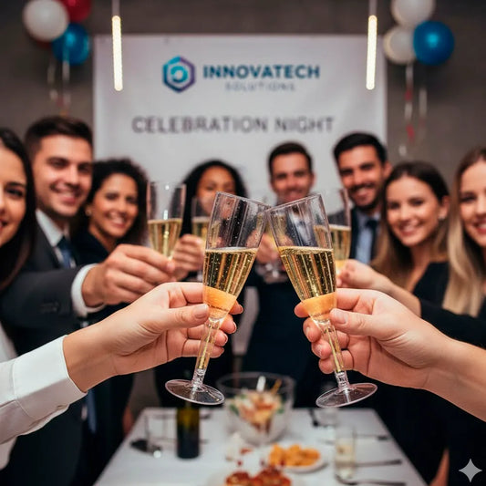 FLUTE Glass In PS With Transparent Foot 10CL (100ML)