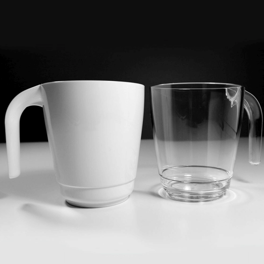 Taza de PC blanca de 30 cl (300 ml)