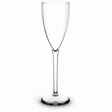 Copa de vino espumoso/flauta/champán en PC 10 cl (100 ml)