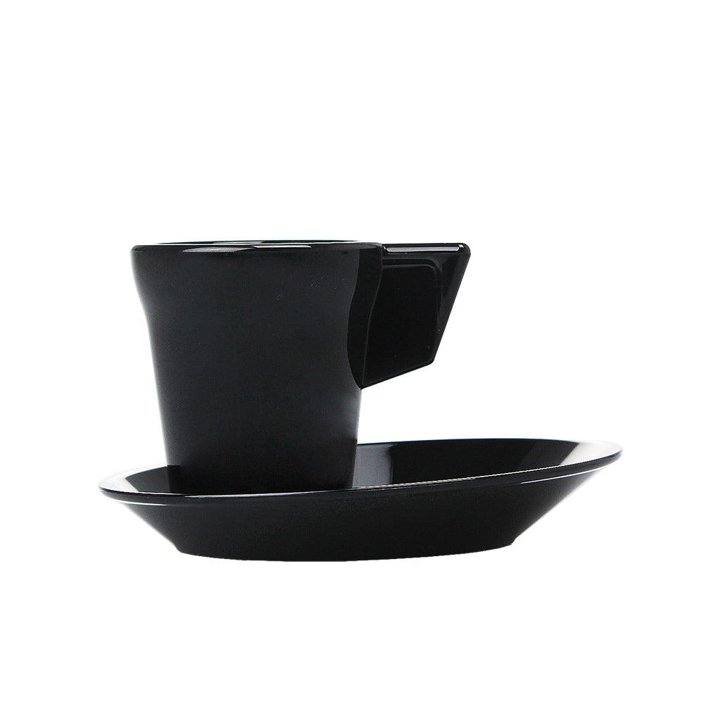 CHÁVENA CAFÉ PRETA EM PC COM PIRES