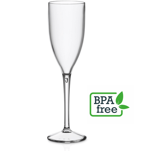Copo flute SAN reutilizável 15cl
