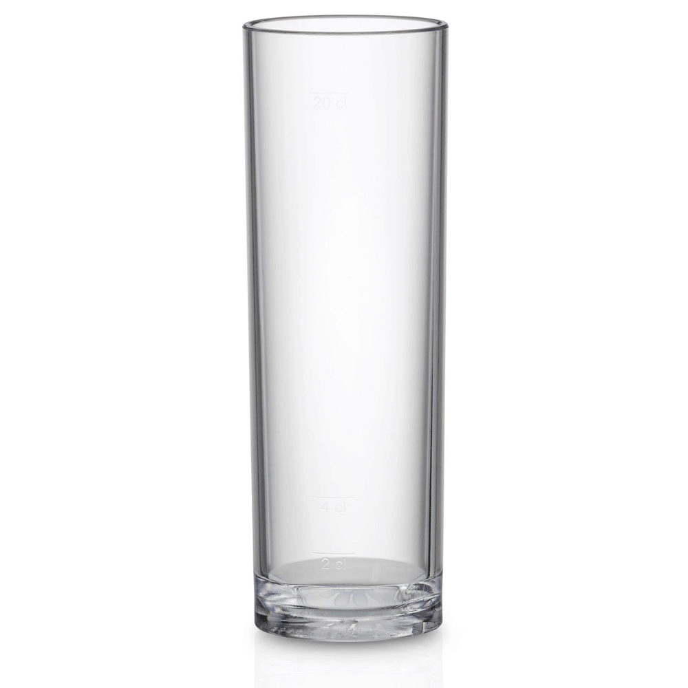 Copo Tubo em SAN 20CL (200ML)